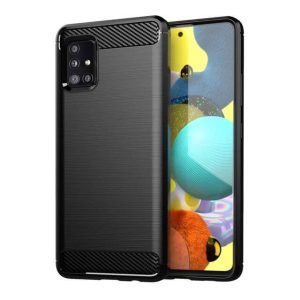 galaxy a51 suojakuori, musta hiilikuitukuvio