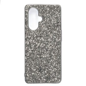 OnePlus Nord CE 3 Lite 5G suojakuori, hopea glitter