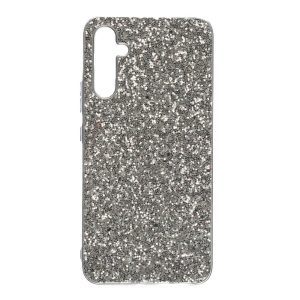 Galaxy A34, a14, a54 suojakuori hopea glitter