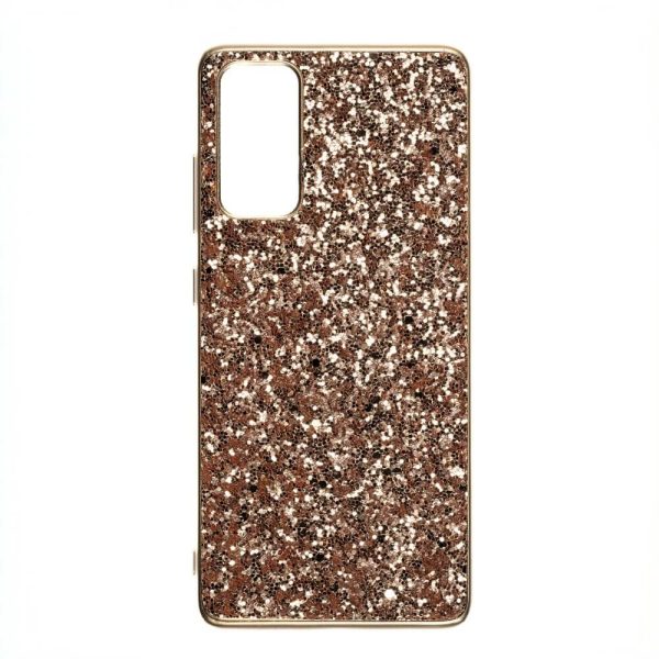 Galaxy S20FE A135G S20 suojakuori kulta glitter