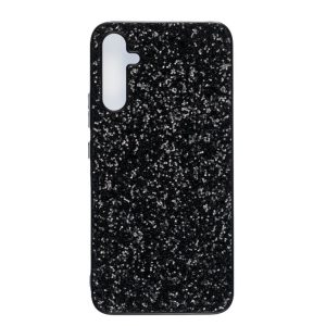 galaxy a34, a14, a54 suojakuori musta glitter
