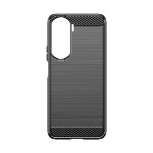 Honor 90 Lite takakuori, musta hiilikuitukuvio