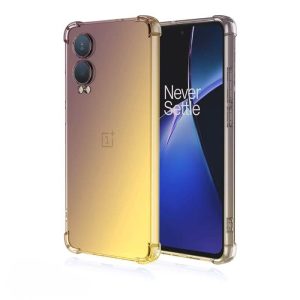 1+nord ce 4 lite liukuvärjätty takakuori lila-keltainen