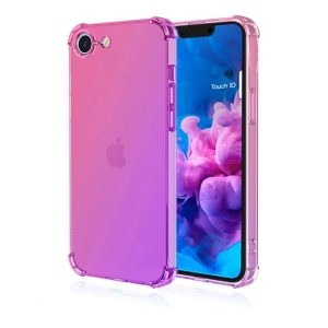 iphone 16e-se 2022 liukuvärjätty takakuori pinkki-lila