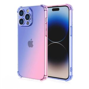 iphone liukuvärjätty takakuori sininen-pinkki