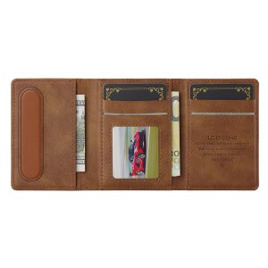 Magnneetinen korttilompakko sisäosa, ruskea